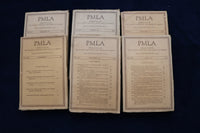1929-1930 PUBLICATIONS OF THE MODERN LANGUAGE ASSOC. OF AMERICA-LOT OF 6-O 3415