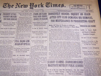 1931 MAR 8 NEW YORK TIMES - ROOSEVELT ORDERS INQUIRY ON CRAIN - NT 2156