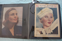 GIANT MOVIE STAR SCRAPBOOK - PAULETTE GODDARD - ALICE FAYE - #5