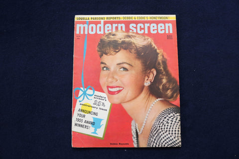 1956 JANUARY MODERN SCREEN MAGAZINE - DEBBIE REYNOLDS COVER - E 12751