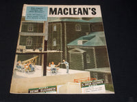 1956 AUGUST 4 MACLEAN'S MAGAZINE - REINE & QUEEN ELIZABETH HOTELS COVER - E 5703