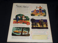 1946 MARCH HOLIDAY MAGAZINE - AROUND THE WORLD NICE FRONT COVER - E 1236