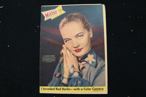 1954 OCTOBER 31 SUNDAY MIRROR MAGAZINE - FLORENCE HENDERSON COVER - E 26298