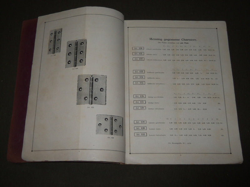 1920'S MUSTERBUCH GERMAN HARDWARE CATALOGUE - NICE ILLUSTRATIONS - FR 737
