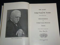 1982 THE DIARY OF JUDGE FRANK M. TREXLER LEHIGH HISTORICAL SOCIETY BOOK- KD 7088
