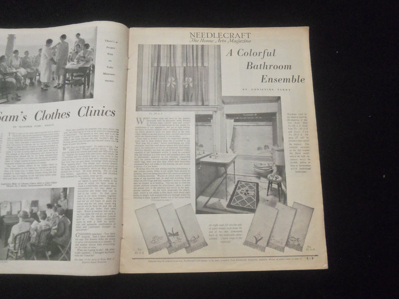 1933 MAY NEEDLECRAFT MAGAZINE - NICE ILLUSTRATED COVER - SP 885T