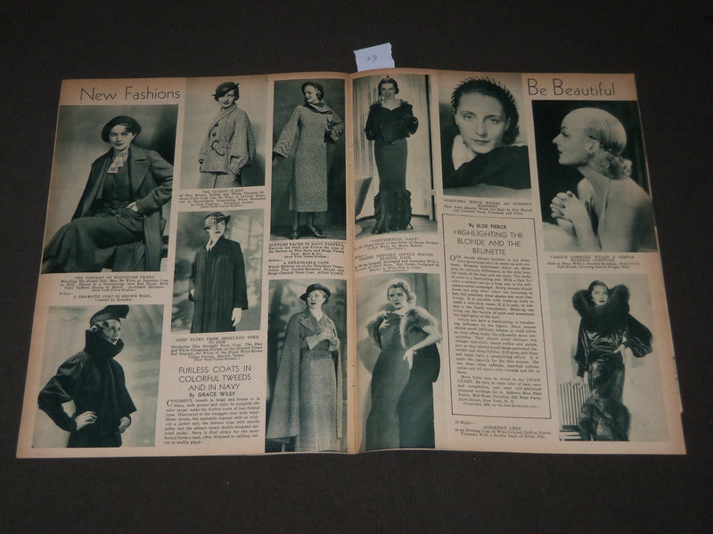 1934 MARCH 3 MID-WEEK PICTORIAL MAGAZINE SECTION - HEATHER ANGEL - J 3221