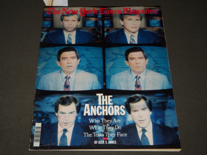 1986 JULY 27 NEW YORK TIMES MAGAZINE SECTION - THE T. V. ANCHORS - J 3078