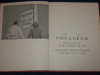 1942 THE VOYAGER FREEPORT HIGH SCHOOL YEARBOOK - GREAT PHOTOS - YB 860