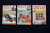 1952-1958 POPULAR SCIENCE MAGAZINE - LOT OF 11 - O 3311