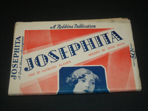 1929 JOSEPHITA TIDE OF EMPIRE - RENEE ADOREE MUSIC FOLIO - J 5657
