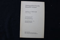 1981 THE PRECOCIOUS GERM CELL LECTURE SOFTCOVER BOOK BY ANTHONY MAHOWALD- K 3541