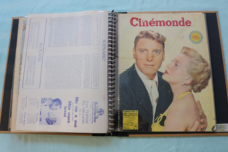 HOLLYWOOOD STARS SCRAPBOOK - RITA HAYWORTH - KATHERINE HEPBURN - #40