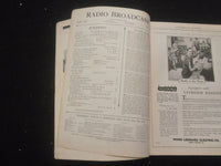 1928 MAY RADIO BROADCAST MAGAZINE - NICE COVER, ARTICLES & PHOTOS - B 434O