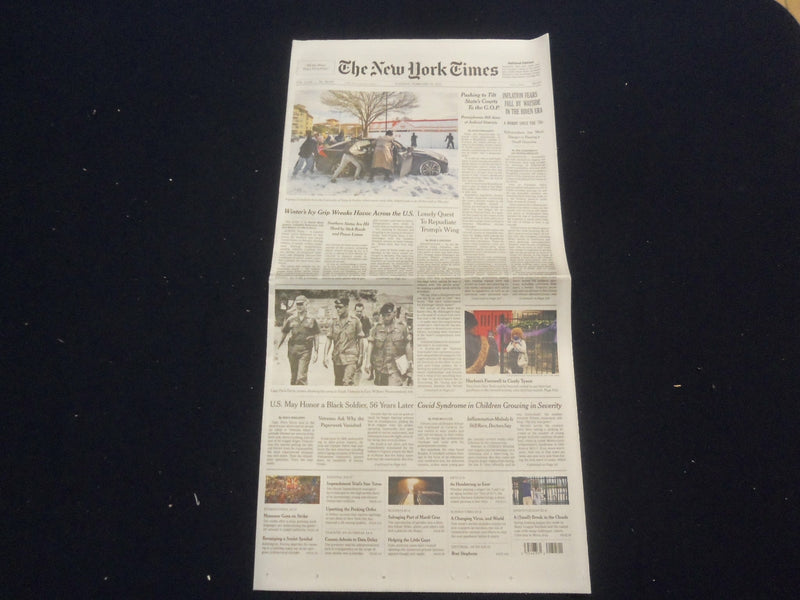 2021 FEBRUARY 16 NEW YORK TIMES - INFLATION FEARS FALL BY WAYSIDE IN BIDEN ERA