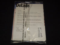 2000 MAY DETAILS MAGAZINE - JAMES KING COVER - E 12582