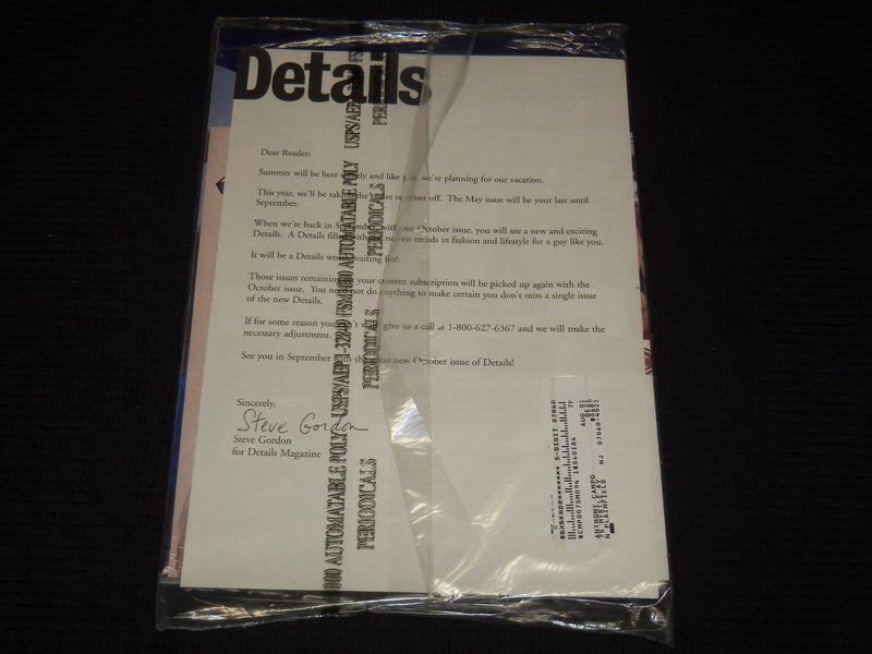 2000 MAY DETAILS MAGAZINE - JAMES KING COVER - E 12582