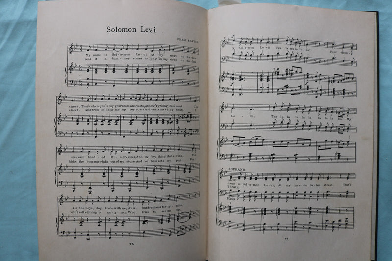 1909 NORTHWESTERN SONGS SOFTCOVER BOOK - NORTHWESTERN UNIVERSITY - K 3345