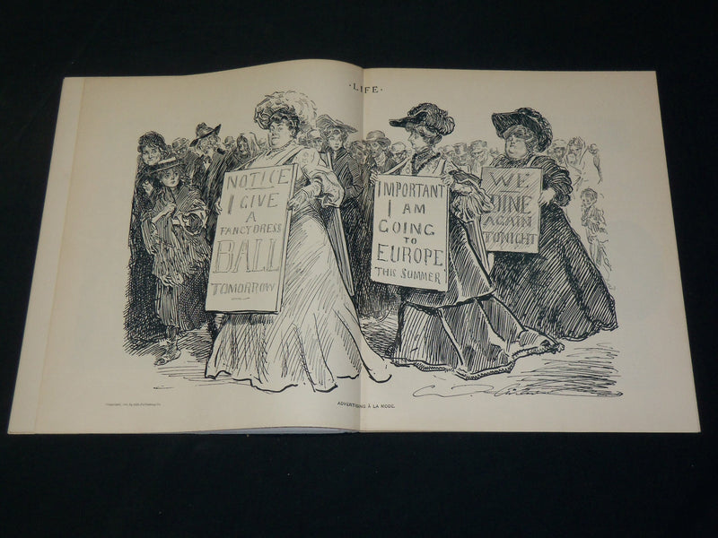 1905 MAY 4 LIFE MAGAZINE - DAVID ERICSON COVER - NICE ILLUSTRATIONS - B 4589H