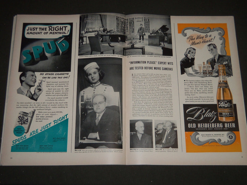 1939 NOVEMBER 13 LIFE MAGAZINE - CLAUDETTE COLBERT COVER - L 156