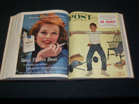 1959 JAN-MAR SATURDAY EVENING POST MAGAZINE VOLUME - GREAT COVERS & ADS- KD 5959