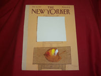 1987 OCTOBER 26 NEW YORKER MAGAZINE FRONT COVER ONLY - GREAT ART FOR FRAMING