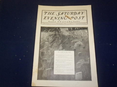 1899 MAY 27 THE SATURDAY EVENING POST MAGAZINE - NICE ILLUSTRATIONS - B 6705