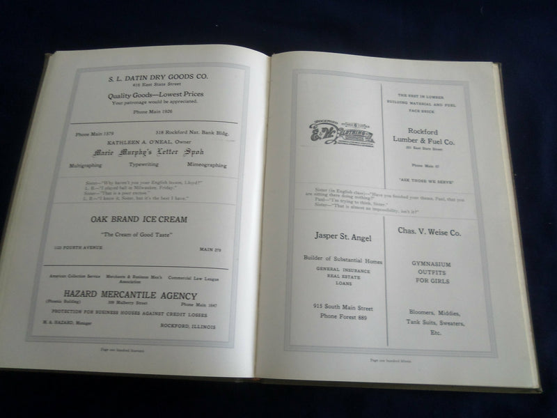 1926 THE THOMIST ST. THOMAS HIGH SCHOOL YEARBOOK - ROCKFORD, ILLINOIS - YB 2625