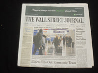 2020 NOVEMBER 30 THE WALL STREET JOURNAL - TRAVEL SURGES FOR THANKSGIVING