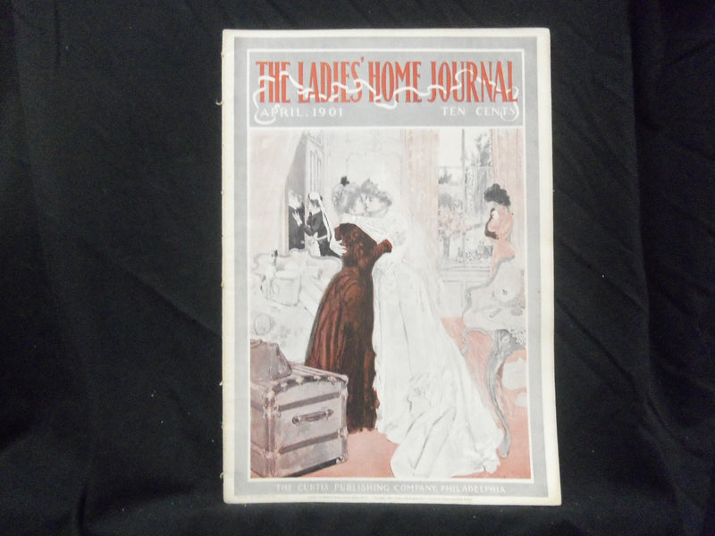 1901 APRIL LADIES' HOME JOURNAL MAGAZINE - GREAT ILLUSTRATIONS & ADS - ST 1611