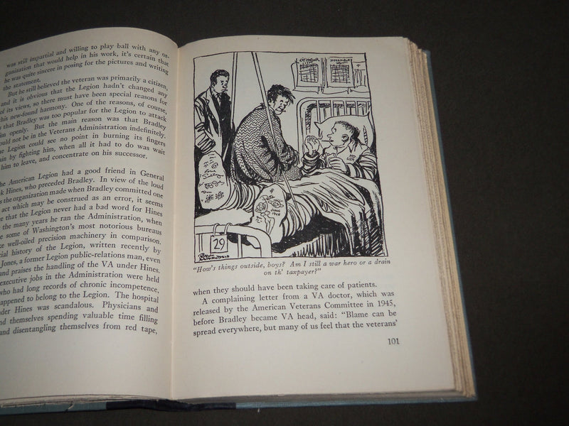 1947 BACK HOME BY BILL MAULDIN HARDCOVER BOOK - NICE ILLUSTRATIONS - KD 4719