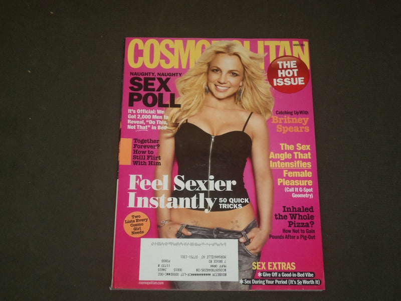 2010 AUGUST COSMOPOLITAN MAGAZINE - BRITNEY SPEARS - B 1206