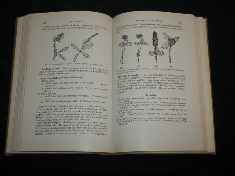1949 FORAGE CROPS HARDCOVER BOOK BY GILBERT H. AHLGREN - KD 7021