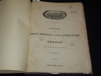1830-1831 THE ALBION WEEKLY GAZETTE BOUND VOLUME NO. 9 - NEW YORK - R 89Z