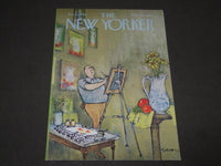 1966 JANUARY 15 NEW YORKER MAGAZINE FRONT COVER ONLY - GREAT ART FOR FRAMING