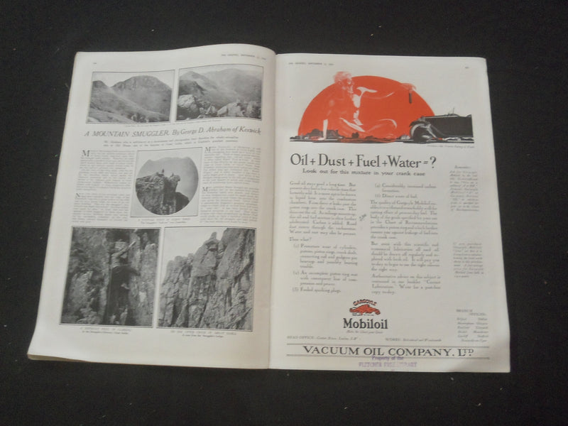 1924 SPTEMBER 13 THE GRAPHIC MAGAZINE - TRANSFORMING OLD FOLKSTONE - SP 8013Z