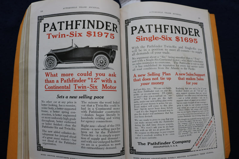 1915 AUGUST AUTOMOBILE TRADE JOURNAL - 1916 IMPROVEMENT NUMBER - K 752