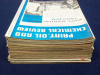 1944 PAINT OIL & CHEMICAL REVIEW MAGAZINE LOT OF 32 ISSUES - GREAT ADS - O 509