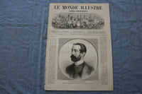 1873 SEP 20 LE MONDE ILLUSTRE MAGAZINE - DE SAINT-VALLIER - FRENCH - NP 8449