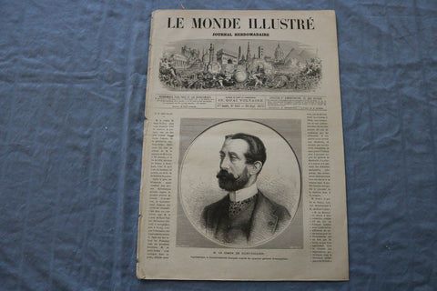 1873 SEP 20 LE MONDE ILLUSTRE MAGAZINE - DE SAINT-VALLIER - FRENCH - NP 8449