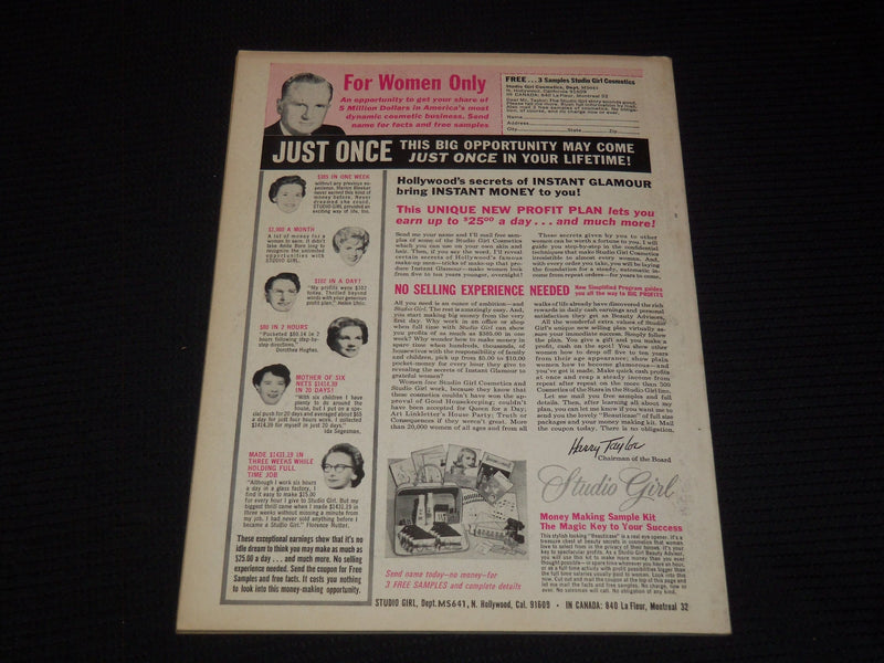 1965 NOVEMBER TV PICTURE LIFE MAGAZINE - DAVID MCCALLUM COVER - E 16207