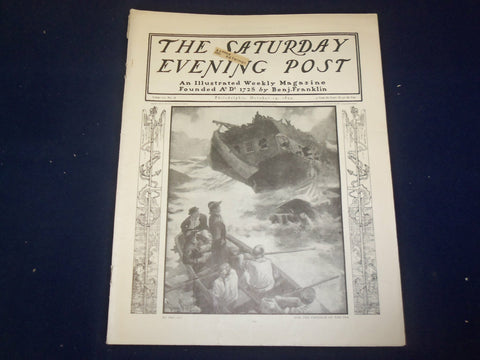 1899 OCTOBER 14 THE SATURDAY EVENING POST MAGAZINE - NICE ILLUSTRATIONS - B 6719