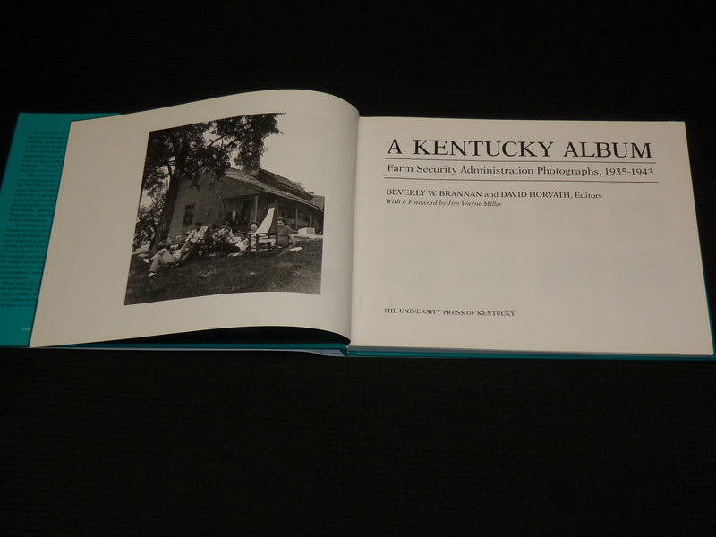 1986 A KENTUCKY ALBUM HARDCOVER BOOK BY BEVERLY BRANNAN & HORVATH - R 710P