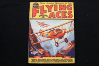 1937 FEBRUARY FLYING ACES MAGAZINE - DEMONS IN THE NULLAHS COVER - ST 1011F