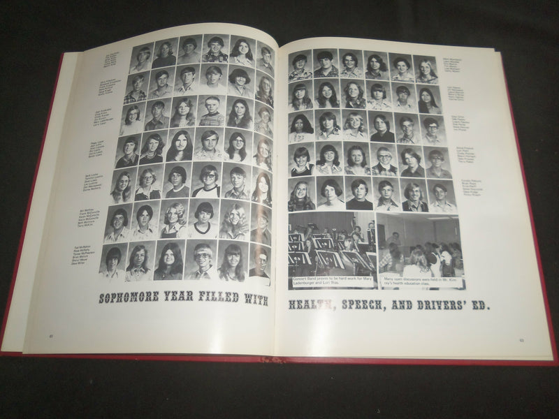 1976 ATODNEM MENDOTA HIGH SCHOOL YEARBOOK - MENDOTA, ILLINOIS - YB 2531