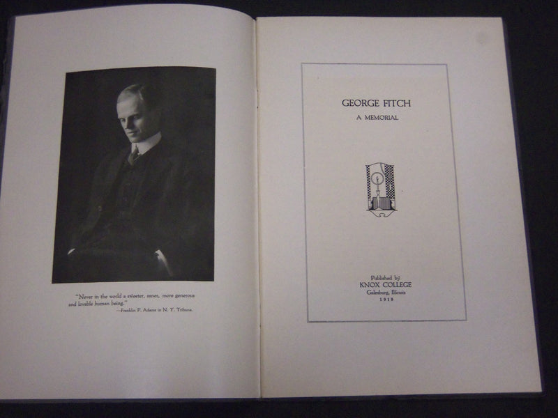 1918 KNOX COLLEGE BULLETIN SUPPLEMENT GEORGE FITCH LOT OF 30 NEW SERIES-KD 2099X
