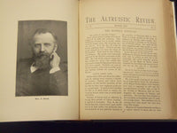 1893-1894 THE ALTRUISTIC REVIEW BOUND VOLUME NO. 1/2 - KD 3486O