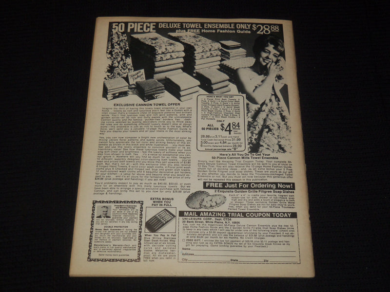 1970 JULY SCREEN MIRROR MAGAZINE - JACQUELINE KENNEDY COVER - E 14300