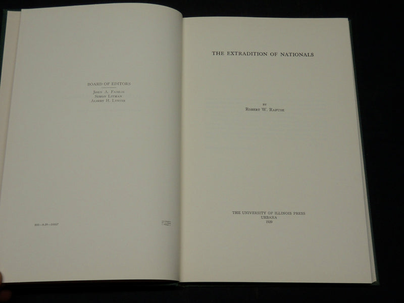 1937-1946 ILLINOIS STUDIES IN THE SOCIAL SCIENCES VOLUME LOT OF 4 - KD 1945G