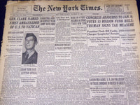1951 OCT 21 NEW YORK TIMES - 3 KENTUCKY BASKETBALL PLAYERS ADMIT FIX - NT 2033